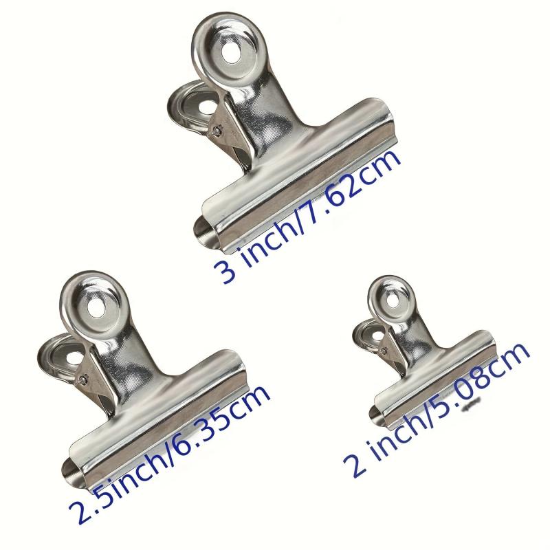 Stainless Steel Clip Bags for Office, School, and Home Use