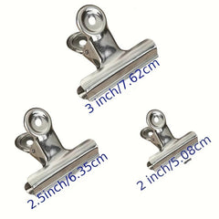 Stainless Steel Clip Bags for Office, School, and Home Use