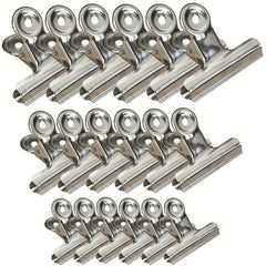 Stainless Steel Clip Bags for Office, School, and Home Use