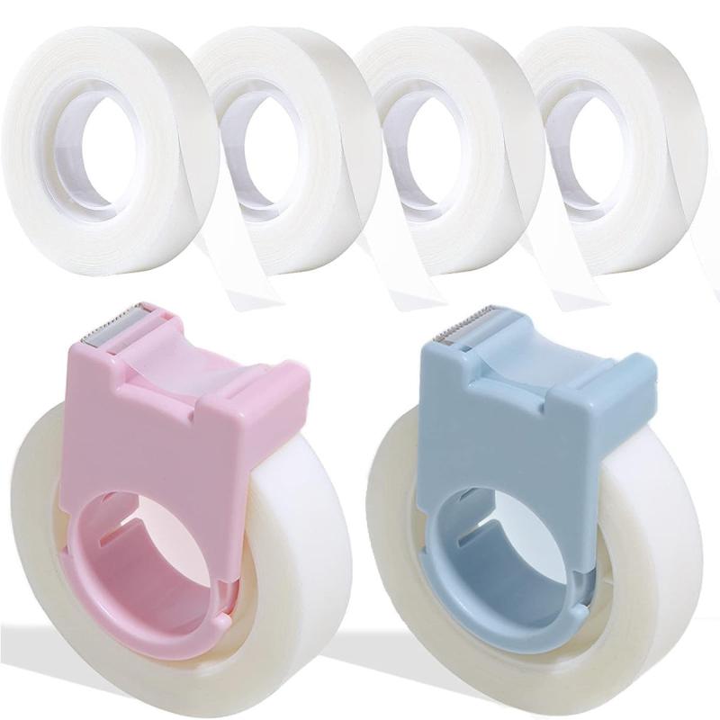 Invisible Tape Set with Mini Dispenser - Portable Repair Tape for Office School