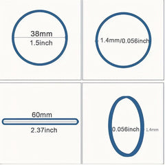 Colored Rubber Bands 38mm Dia. 100-200 Pcs Office School Elastic Bands