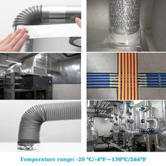 2 Rolls 5 08cm x 33' Industrial Aluminum Foil Tape