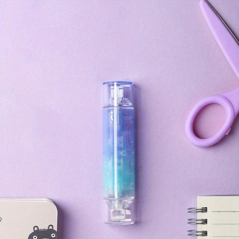 2-in-1 Correction Tape & Double Sided Tape Runner, Permanent Adhesive Dots Roll
