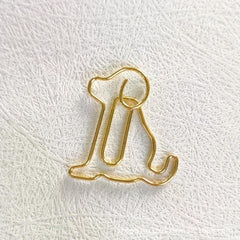Golden Dog Paper Clips Animal Office Supplies Guitar Books Rabbits