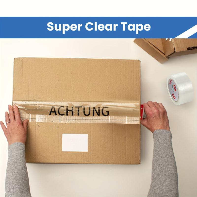 6pcs Packing Tape Heavy Duty Packaging Tape 4 X 50 29meter Clear