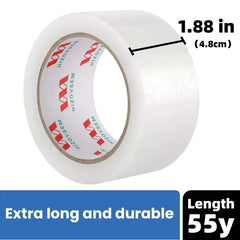 6pcs Packing Tape Heavy Duty Packaging Tape 4 X 50 29meter Clear