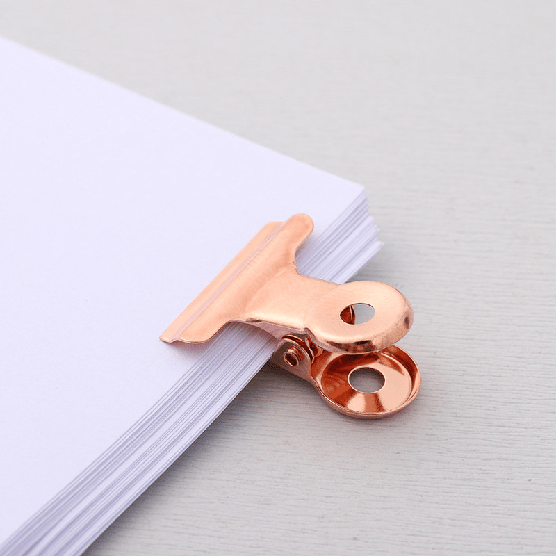 Rose Round Head Clip, Strong Metal Clip for Office
