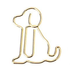 10pcs Animal Paper Clips Rose Golden Bookmark Bill Organization
