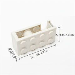 Building Block Glue Paper Seat Creative Tape Cutter Box