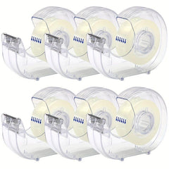 6pcs Invisible Tapes & Dispensers Writable Tape Office