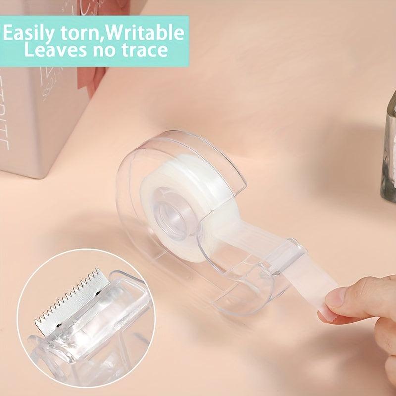 6pcs Invisible Tapes & Dispensers Writable Tape Office