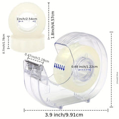 6pcs Invisible Tapes & Dispensers Writable Tape Office