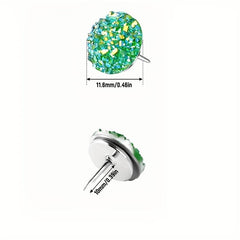 30pcs Diamond Push Pins Glitter Rhinestone Decorative Thumb Tacks