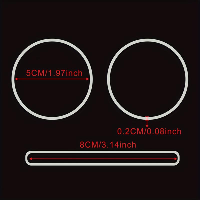 100 Pcs Nature Rubber Bands 50 MM 1 97 Inch Strong Elastic Rubber Band