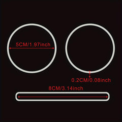 100 Pcs Nature Rubber Bands 50 MM 1 97 Inch Strong Elastic Rubber Band