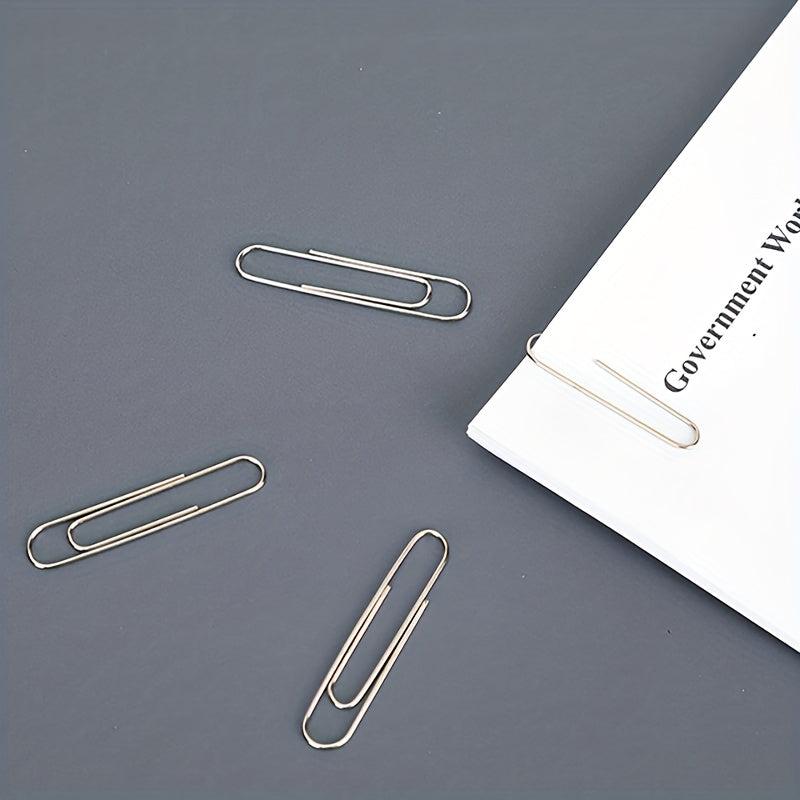120 Large Paper Clips Anti-slip Silver Heavy-duty for Office School Personal Use