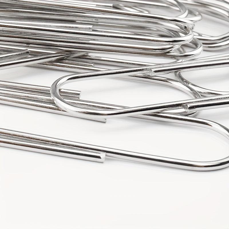 120 Large Paper Clips Anti-slip Silver Heavy-duty for Office School Personal Use