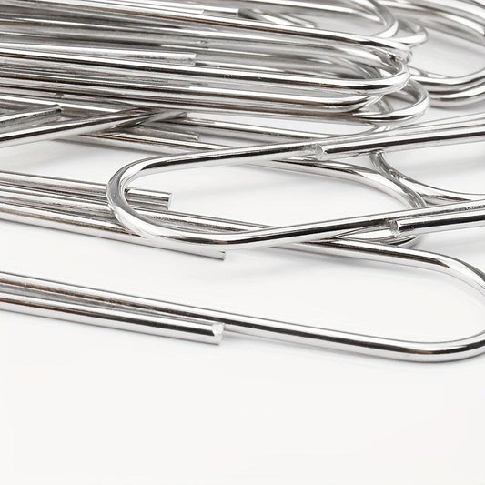120 Large Paper Clips Anti-slip Silver Heavy-duty for Office School Personal Use