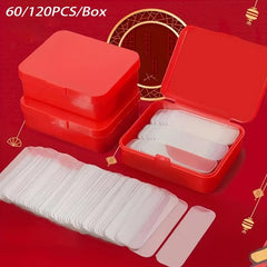 Double Sided Adhesive Tape Box - Clear Mounting Strips - Home & Office