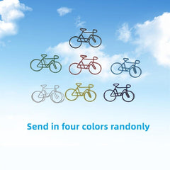 10 PCS Bike PAPER Clips Metal Display Card Folder Pack Random Purple Red