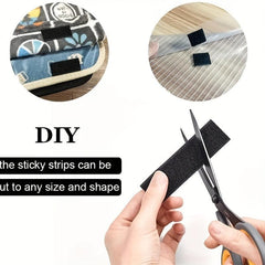 7in Self Adhesive Hook And Loop Fastener Tape Nylon Sticker Adhesive 30m