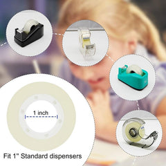 Transparent Glossy Tape 1 Roll 25m Office Home School