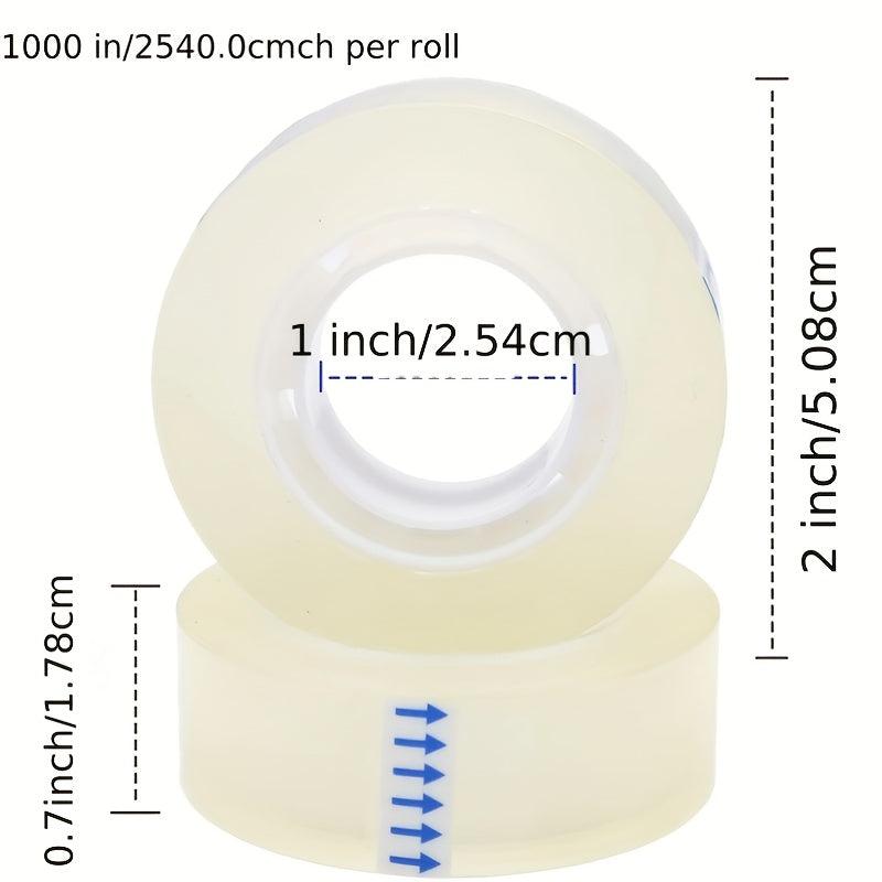Transparent Glossy Tape 1 Roll 25m Office Home School