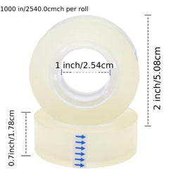 Transparent Glossy Tape 1 Roll 25m Office Home School
