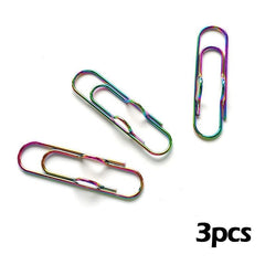 10pcs Metal Pen Clips Bookmarks for Notebooks Office Supplie