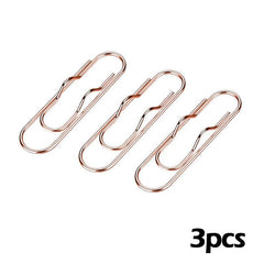 10pcs Metal Pen Clips Bookmarks for Notebooks Office Supplie