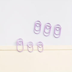 100pcs Mini Small Love Special shaped Colorful Paper Clips