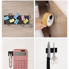 112pcs Adhesive Magnetic Squares Flexible Sticky Magnets Peel & Stick Sheets