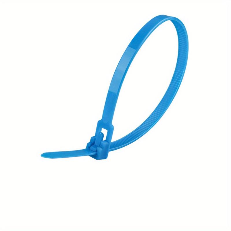 100pcs Plastic Bundle Harness Ties Reusable Ties Live Buckle Nylon Ties