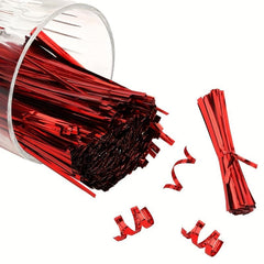 2400 Pcs Metal Twisted Tie 4inch Reusable Bag Tie Plastic Bread Twisted Tie