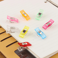 Plastic Clamps Fixed Scale Clamps Office Snack Sewing Patchwork Clamps