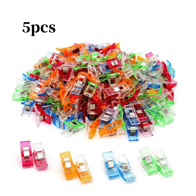 Plastic Clamps Fixed Scale Clamps Office Snack Sewing Patchwork Clamps