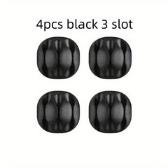 Desktop Adhesive Wire Fixer for Cords - 5 Slots