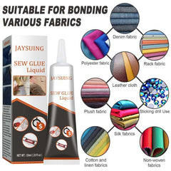 Fabric Sewing Patch Glue For Clothes Sofa Car Mat - 1pc