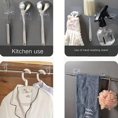 2pcs 8pcs Traceless Hook Multifunctional Wall Hook Office Home Decoration