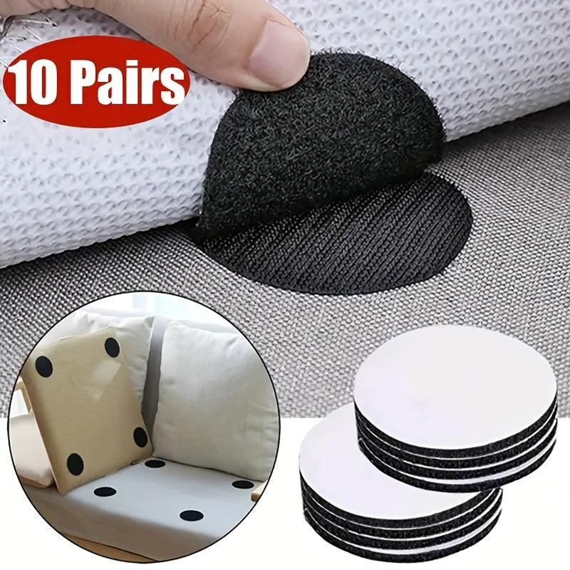 20 Pairs Anti-curling Carpet Tape Non-slip Stickers Carpet Gripper