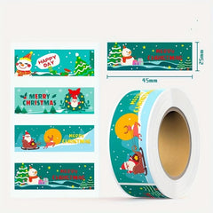 170pcs Christmas Sticker Roll for Students