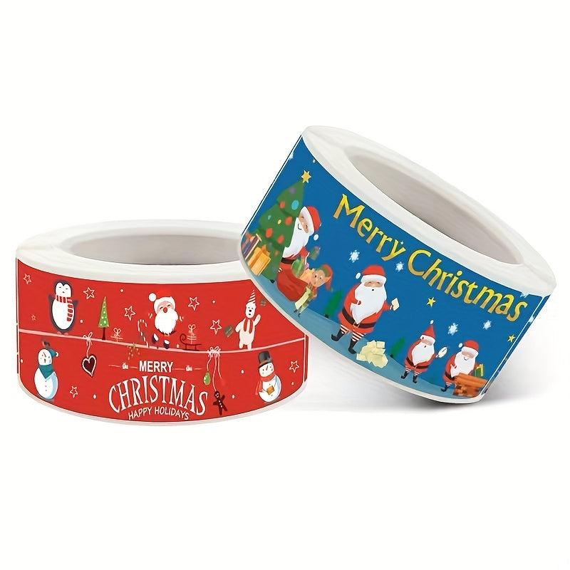 170pcs Christmas Sticker Roll for Students