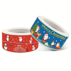 170pcs Christmas Sticker Roll for Students