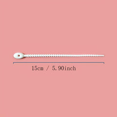 5PC Candy Silicone Cable Ties Self locking Binding Rope Data Cable Storage