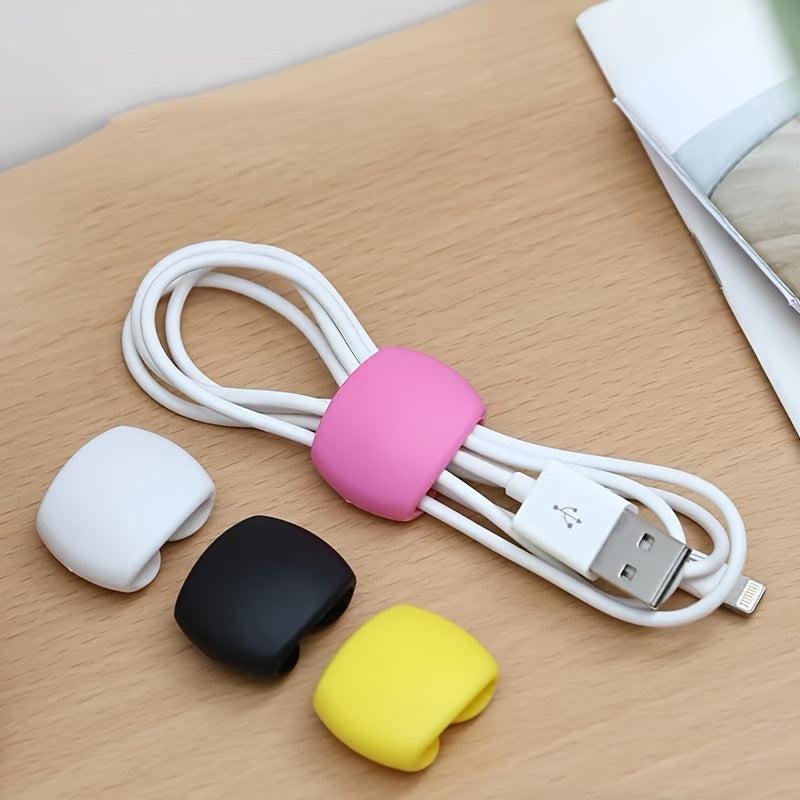 8pcs Cable Clips Adhesive Cord Holders Cable Management For Home Office Car Desk