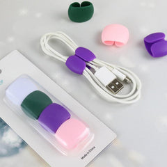8pcs Cable Clips Adhesive Cord Holders Cable Management For Home Office Car Desk