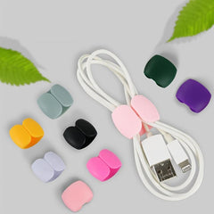 8pcs Cable Clips Adhesive Cord Holders Cable Management For Home Office Car Desk