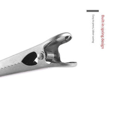 Metal Chip Clips Stainless Steel Paper Clamps for Kitchen and Office