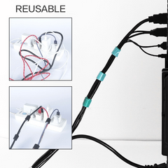 Hook & Loop Fastening Tape Self Adhesive Cable Straps Roll