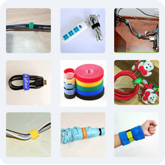 Hook & Loop Fastening Tape Self Adhesive Cable Straps Roll
